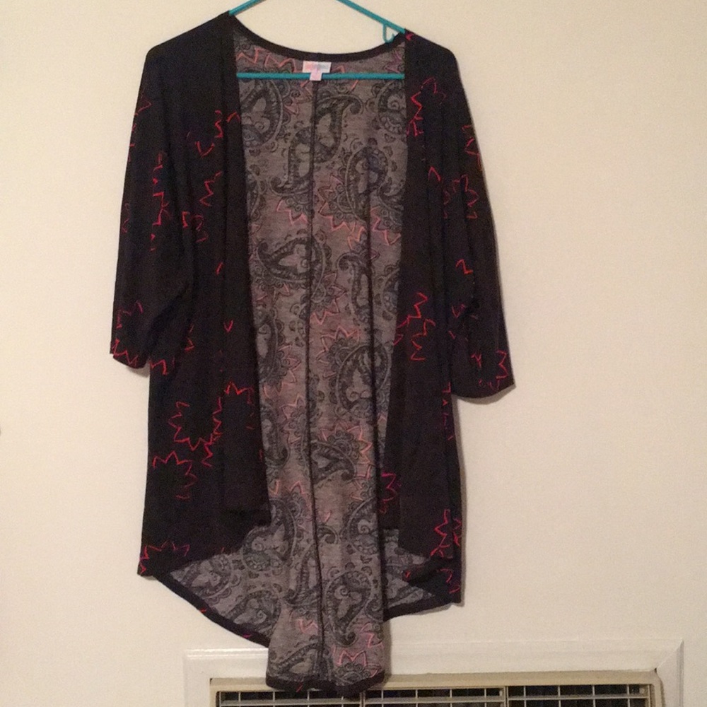 Lularoe small black brown red Lindsay